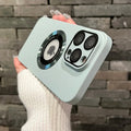 Logo Hole Magsafe Magnetic Case For iPhone 16 15 14 13 12 11 Pro Max Solid Color Cover For iPhone 15 Pro Case With Camera Film