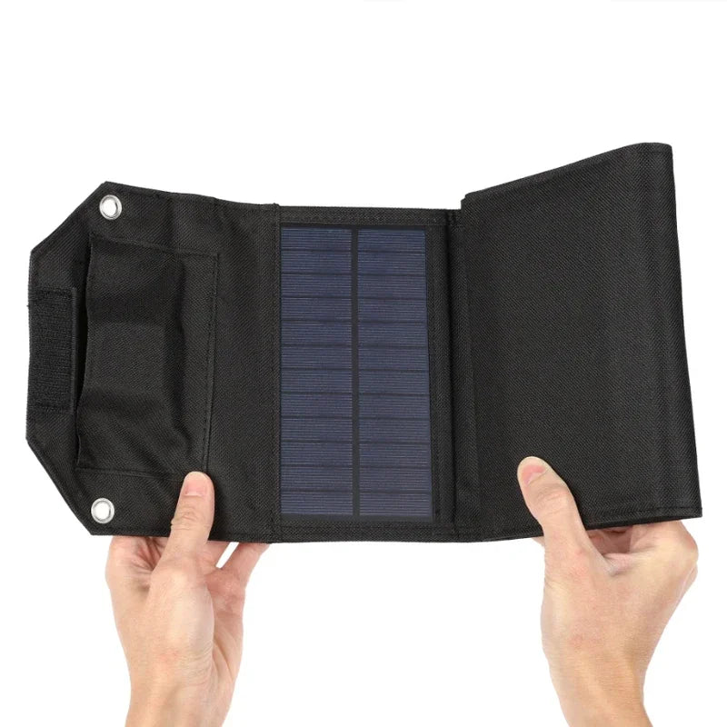 60W 80W 100W Foldable Solar Panel 5V USB Waterproof Portable Folding Bag Battery Charger For Phone Power Bank Outdoor Camping