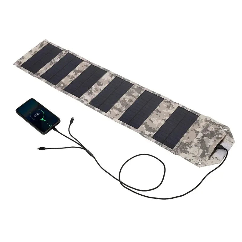60W 80W 100W Foldable Solar Panel 5V USB Waterproof Portable Folding Bag Battery Charger For Phone Power Bank Outdoor Camping