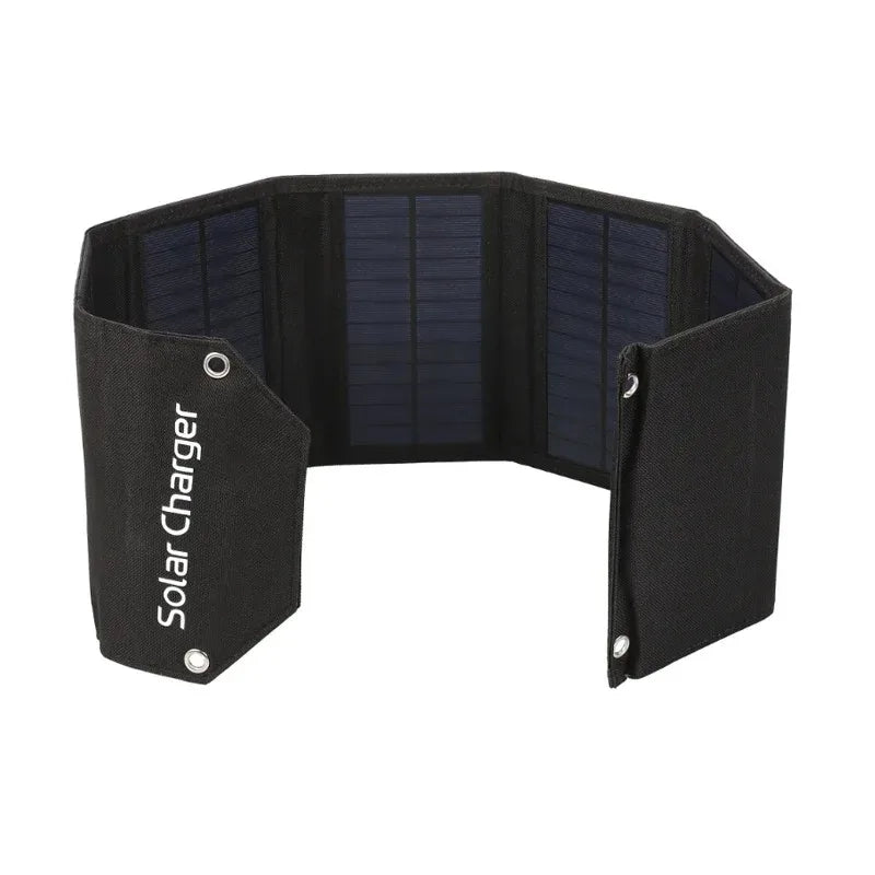 60W 80W 100W Foldable Solar Panel 5V USB Waterproof Portable Folding Bag Battery Charger For Phone Power Bank Outdoor Camping