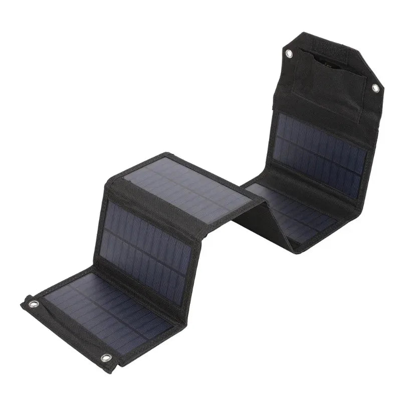 60W 80W 100W Foldable Solar Panel 5V USB Waterproof Portable Folding Bag Battery Charger For Phone Power Bank Outdoor Camping
