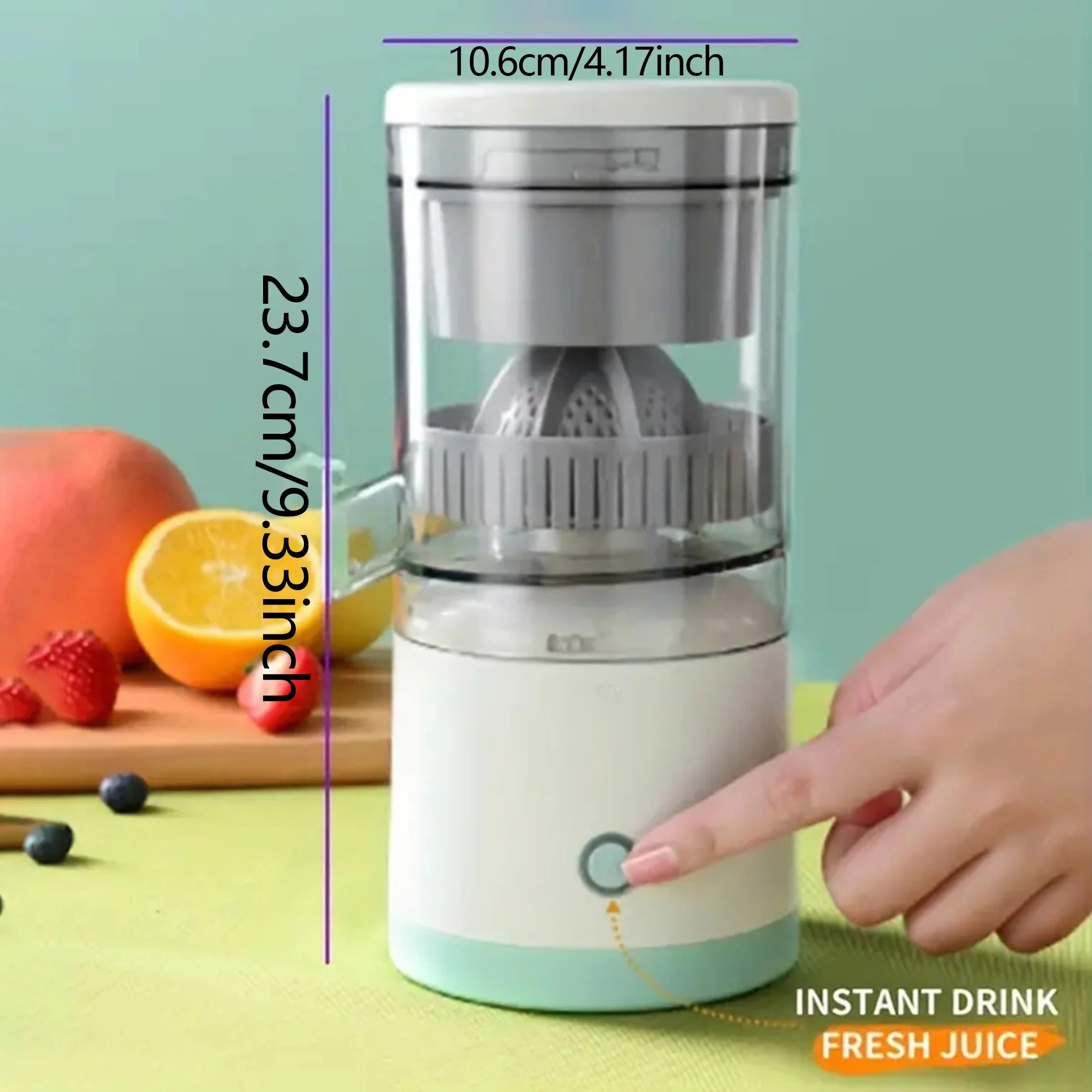 Portable Electric Citrus Juicer USB Charging Orange Juice Squeezer Machine  Lemon Fruit Blender Automatic Fresh Squeezing Mixer