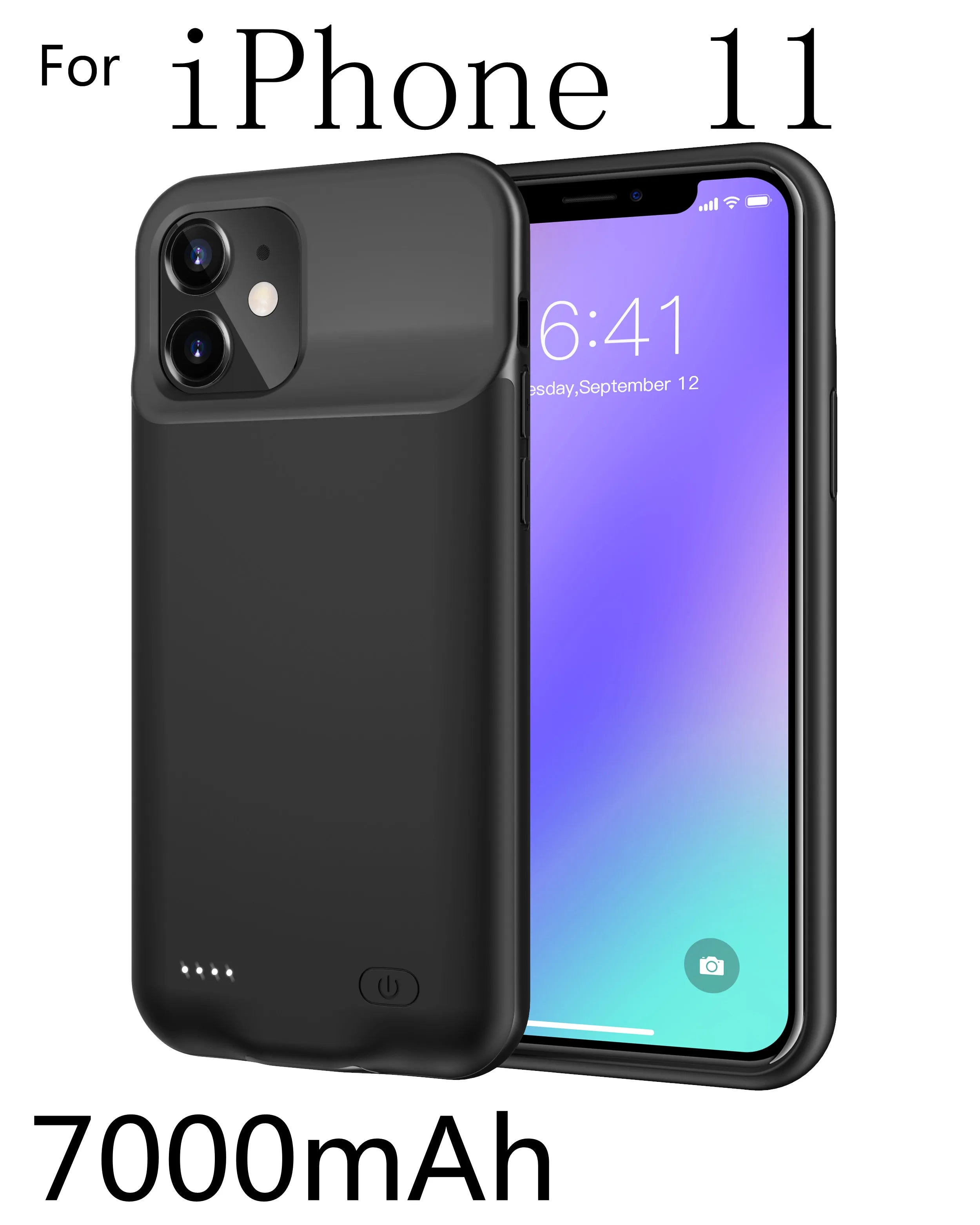 smart Battery Case for iPhone 14 13 12 11 Pro Max iPhone XS Max XR 5 6 7 8 Plus SE2 3 Portable Power Bank Charging Charger Cover