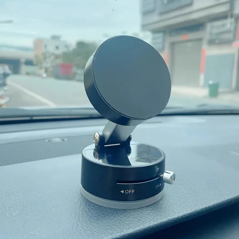 4-in-1 Multi-Purpose Strong Suction Cup Magnetic Car Phone Holder, Portable Foldable & Extendable Dual-Sided Grip Universal