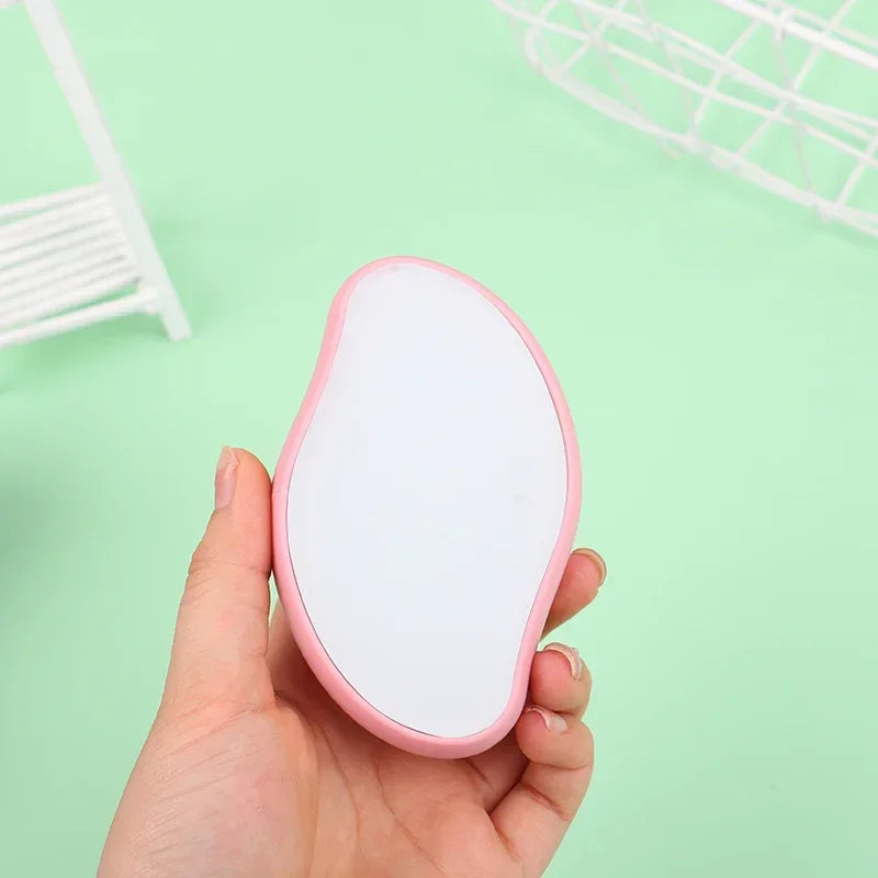 Crystal Hair Removal Eraser,Painless Manual Depilation Tool,Safe Glass Body Hair Remover,Gentle for All Skin,Multi-Color