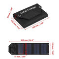 60W 80W 100W Foldable Solar Panel 5V USB Waterproof Portable Folding Bag Battery Charger For Phone Power Bank Outdoor Camping