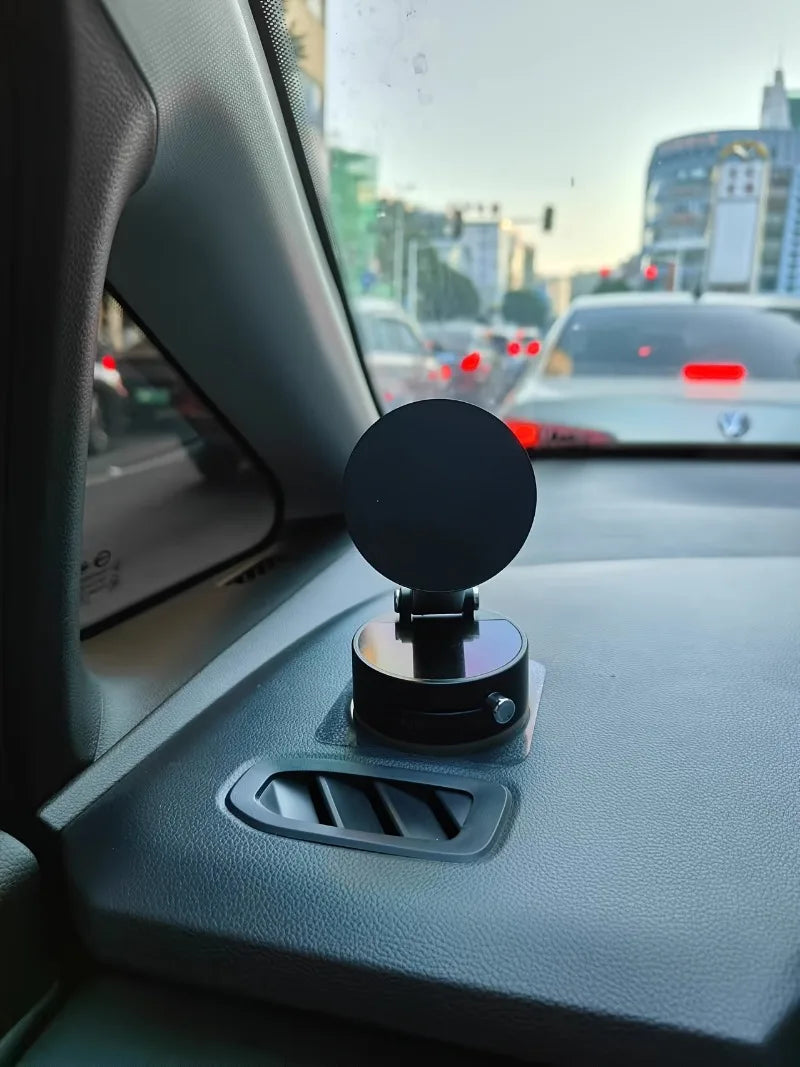 4-in-1 Multi-Purpose Strong Suction Cup Magnetic Car Phone Holder, Portable Foldable & Extendable Dual-Sided Grip Universal