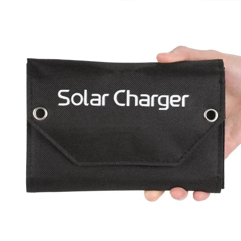 60W 80W 100W Foldable Solar Panel 5V USB Waterproof Portable Folding Bag Battery Charger For Phone Power Bank Outdoor Camping