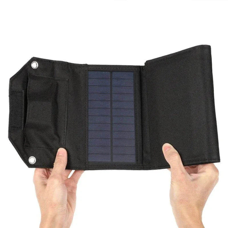 60W 80W 100W Foldable Solar Panel 5V USB Waterproof Portable Folding Bag Battery Charger For Phone Power Bank Outdoor Camping